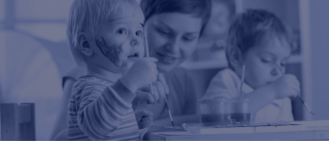 Children At Nursery Background